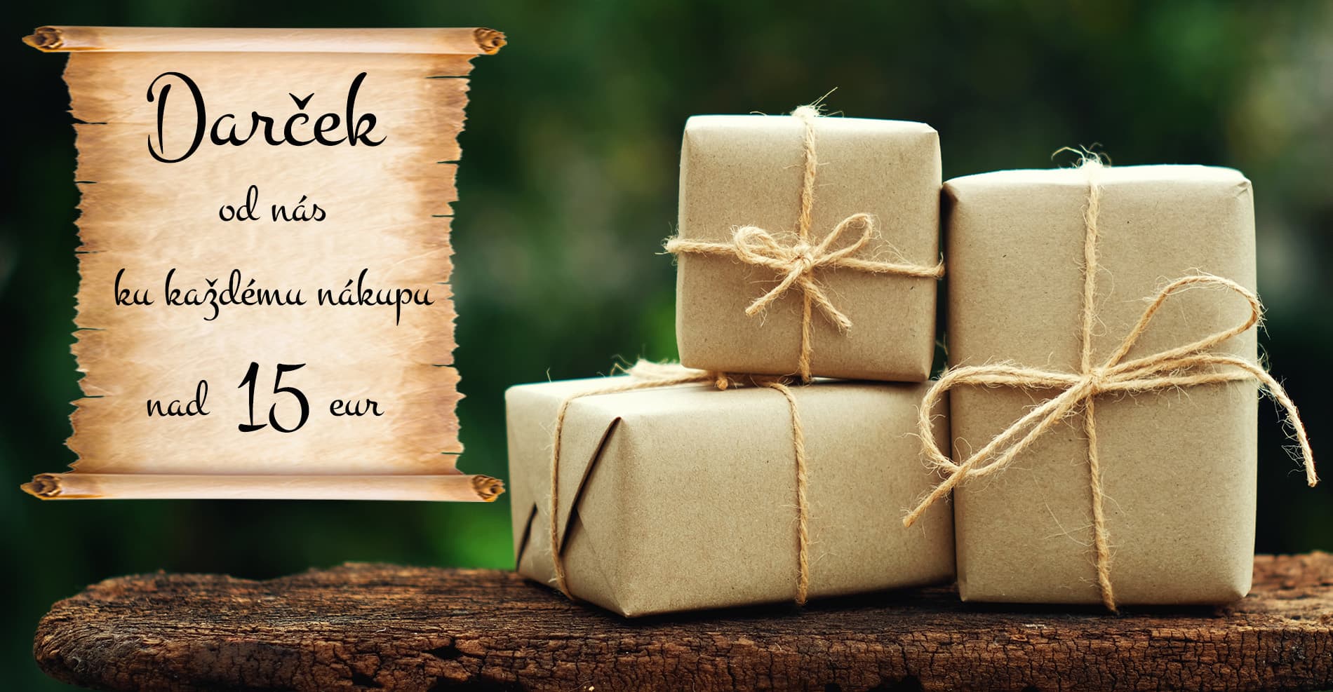 Darček 15 eur